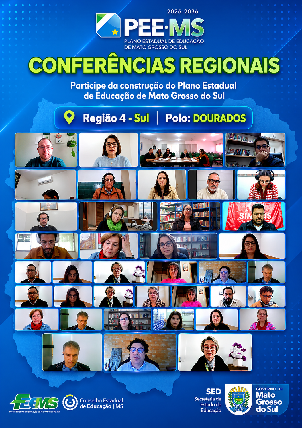 Registro da Conferência Regional do PEE-MS em Dourados
